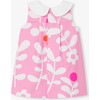 Baby Girl Dress With Plant Motif Pink/Multicolour - Dresses - 5 - thumbnail
