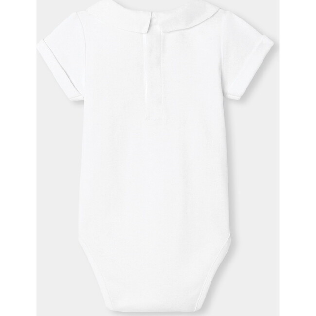 Baby Boy Short Sleeve Bodysuit White - Onesies - 2