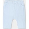 Baby Boy Seersucker Trousers White/Blue - Pants - 1 - thumbnail