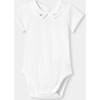 Baby Boy Bodysuit In Interlock White - Onesies - 1 - thumbnail