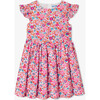 Girl Dress In Liberty Fabric Orange/Multicolour - Dresses - 1 - thumbnail