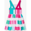 Girl Cross/Back Dress White/Multicolour - Dresses - 2 - thumbnail