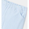 Baby Boy Seersucker Trousers White/Blue - Pants - 4 - thumbnail