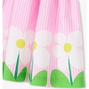 Girl Cross/Over Back Dress White/Pink - Dresses - 5