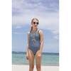 Becca One-Piece Swimsuit,Blue - One Pieces - 2