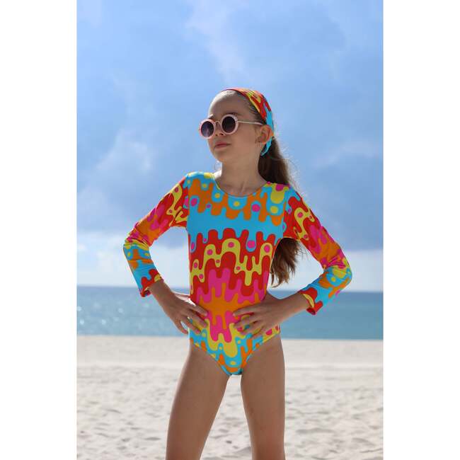 Albina One-Piece Rashguard, Multicolor