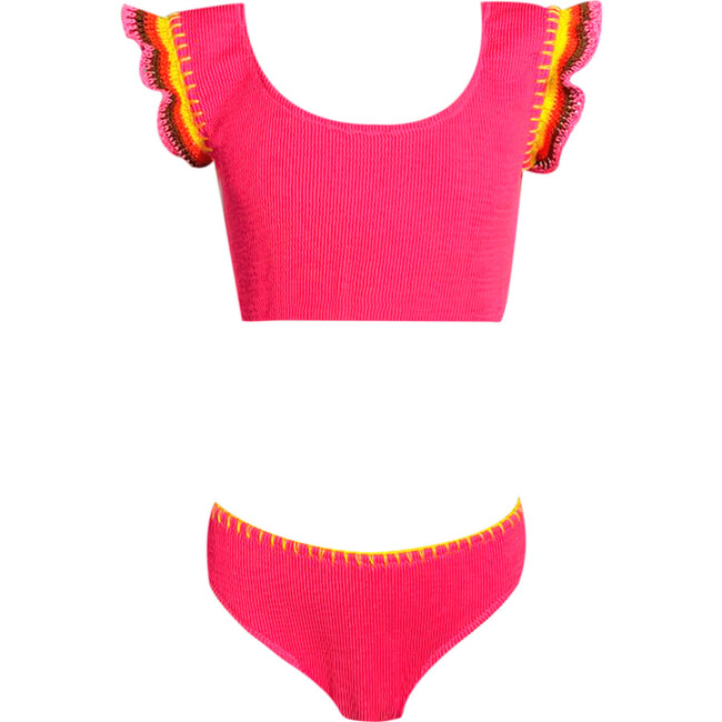 Suma Sleeveless Two-Piece Bikini, Pink