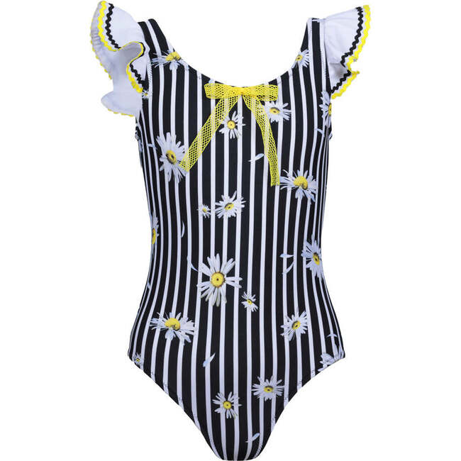 Ornella Sleeveless One-Piece Swimsuit, Black