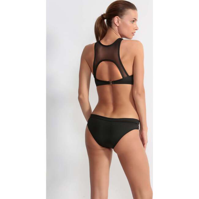 Alba Halter Transparant Woman Bikini, Black - Two Pieces - 3