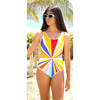 Nana Sleeveless One-Piece Swimsuit, Multicolors - One Pieces - 3