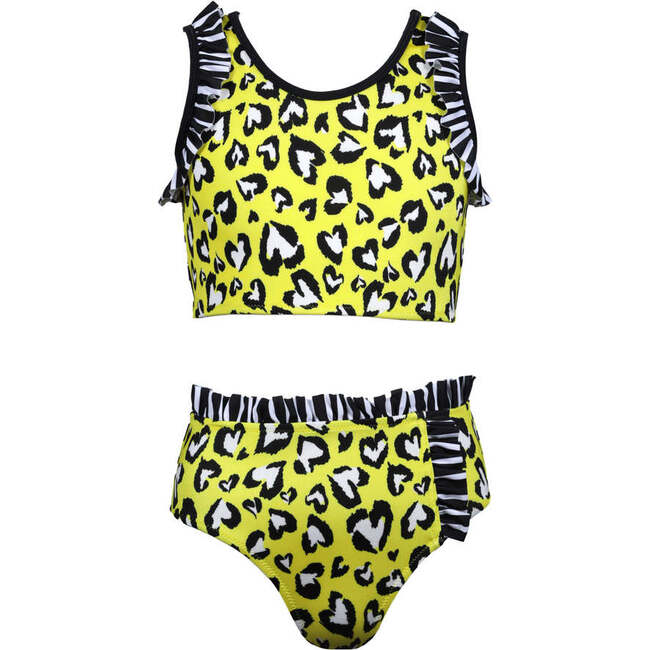 Klos Sleeveless Two-Piece Bikini, Yellow