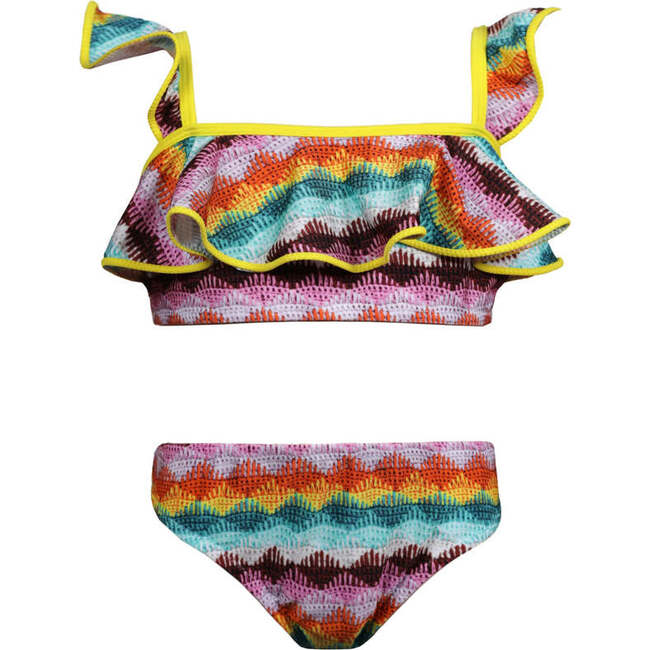 Bianca Sleeveless Two-Piece Bikini, Multicolors