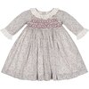 Isadora Floral Long Sleeve Smocked Dress - Dresses - 1 - thumbnail
