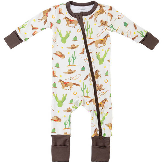 Baby Bamboo Pajamas W/ DreamCuffs®, Western