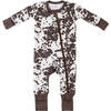 Baby Bamboo Pajamas W/ DreamCuffs®, Cow - Footie Pajamas - 1 - thumbnail