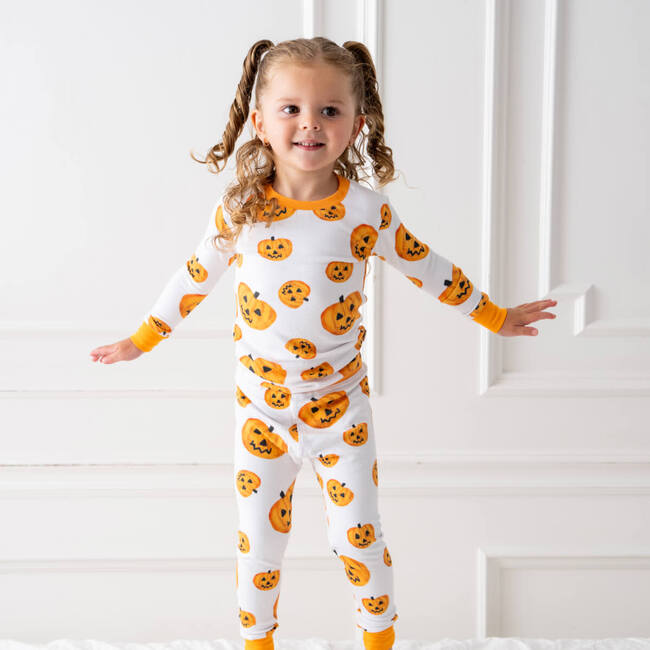 Toddler/Kids Bamboo Pajamas , Pumpkins - Pajamas - 2