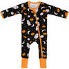 Baby Bamboo Pajamas W/ DreamCuffs®, Ghosts - Footie Pajamas - 2