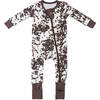 Baby Bamboo Pajamas W/ DreamCuffs®, Cow - Footie Pajamas - 2