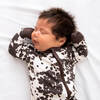 Baby Bamboo Pajamas W/ DreamCuffs®, Cow - Footie Pajamas - 3