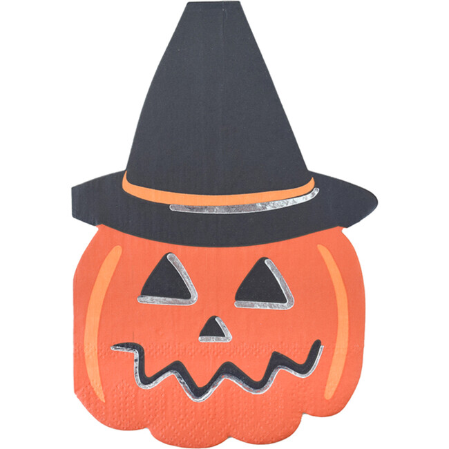 Trick or Treat Street Pumpkin Witch Large Napkins