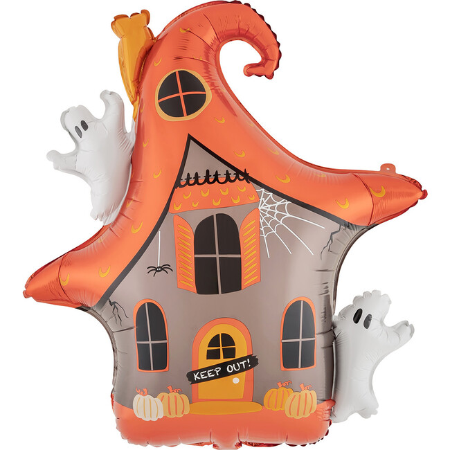 Trick or Treat Street Haunted House Mylar Balloon