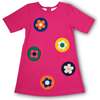 Pique Knit Dress With Flower Dots - Dresses - 1 - thumbnail