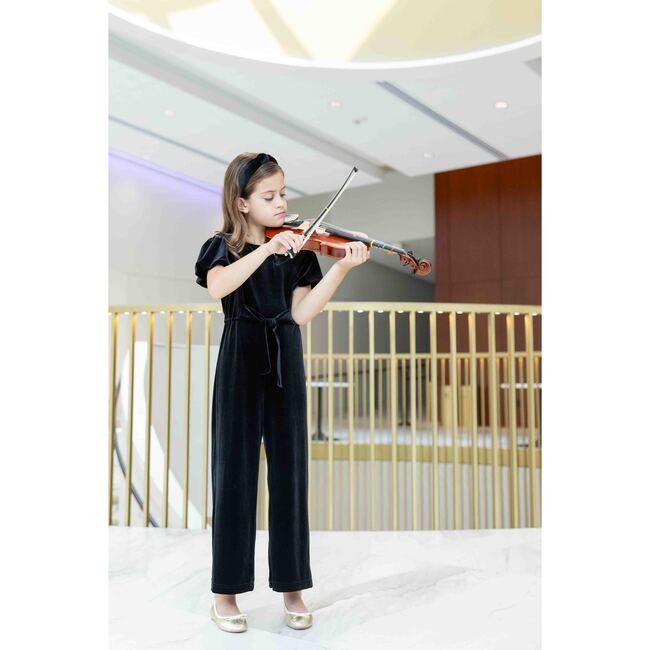 Velvet Jumpsuit - Rompers - 2