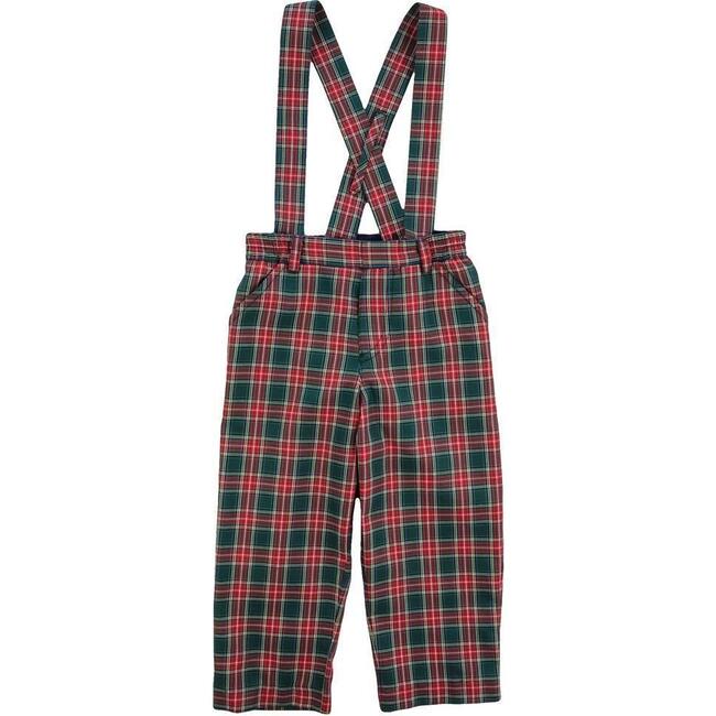 Plaid Pant With Removable Suspenders