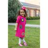 Pique Knit Dress With Flower Dots - Dresses - 4