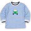Stripe Knit Shirt With Safari Jeep - Shirts - 1 - thumbnail