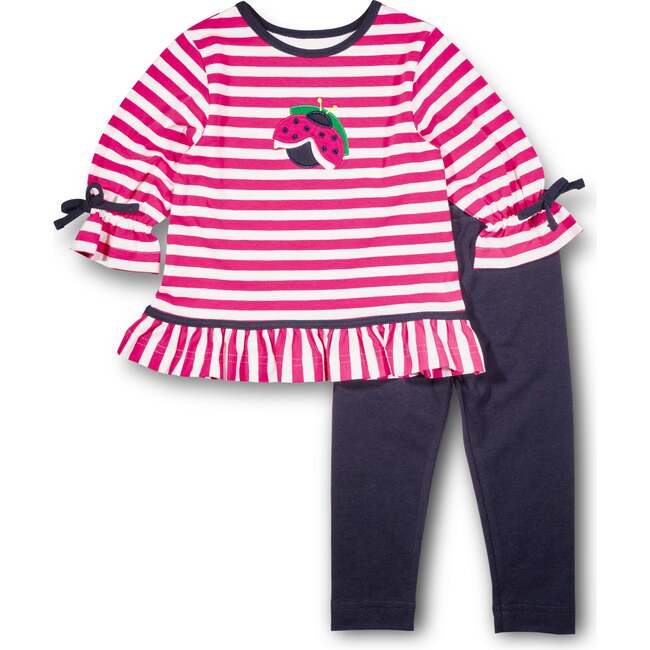 Knit Set With Ladybug