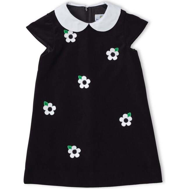 Velvet Dress With Flowers