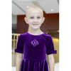 Stretch Velvet Dress With Sleeve Bows - Dresses - 4