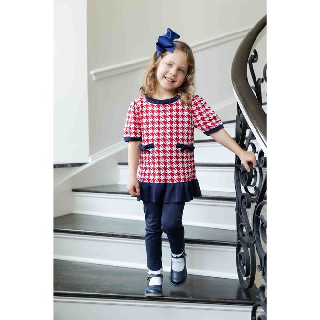 Sweater Tunic Set With Bows - Mixed Apparel Set - 2