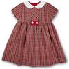 Plaid Dress With Flowers - Dresses - 1 - thumbnail