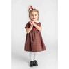 Plaid Dress With Flowers - Dresses - 2