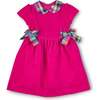 Velvet Dress With Side Bows - Dresses - 1 - thumbnail