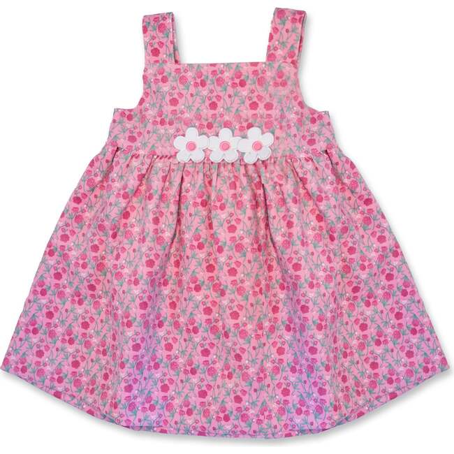 Floral Corduroy Jumper With Flowers