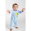 Stripe Knit Longall With Giraffe & Monkey - Rompers - 2