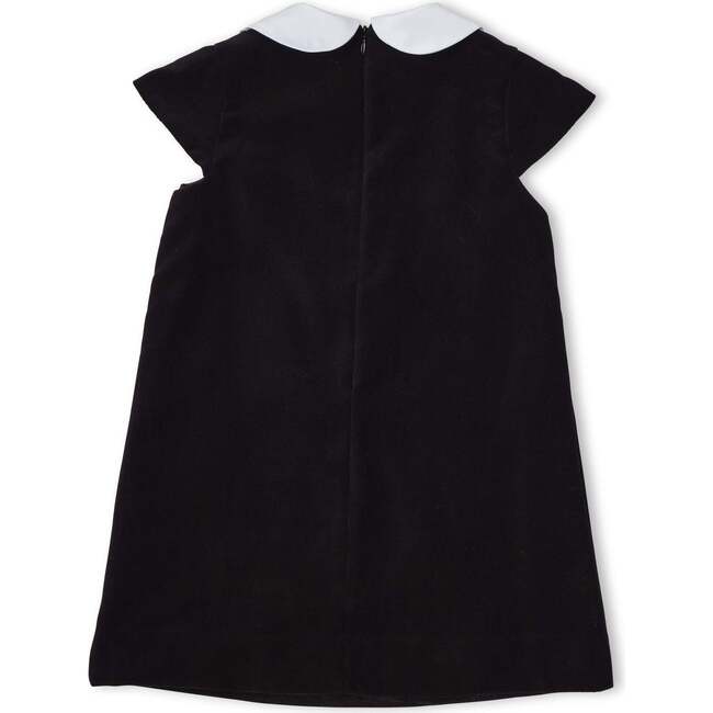 Velvet Dress With Flowers - Dresses - 4