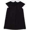 Velvet Dress With Flowers - Dresses - 4