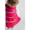 Corduroy Jumper With Hearts - Dresses - 2