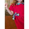 Velvet Dress With Side Bows - Dresses - 3