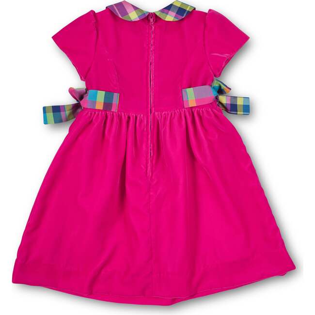 Velvet Dress With Side Bows - Dresses - 6