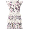 Starlet Mini Dress, Cream/Floral - Dresses - 1 - thumbnail