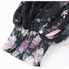 Starlet Sleeve Mini Dress, Black/Floral - Dresses - 5