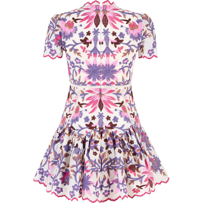 Taylee Embroidered Mini Dress, Floral - Dresses - 2