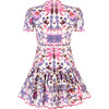 Taylee Embroidered Mini Dress, Floral - Dresses - 2