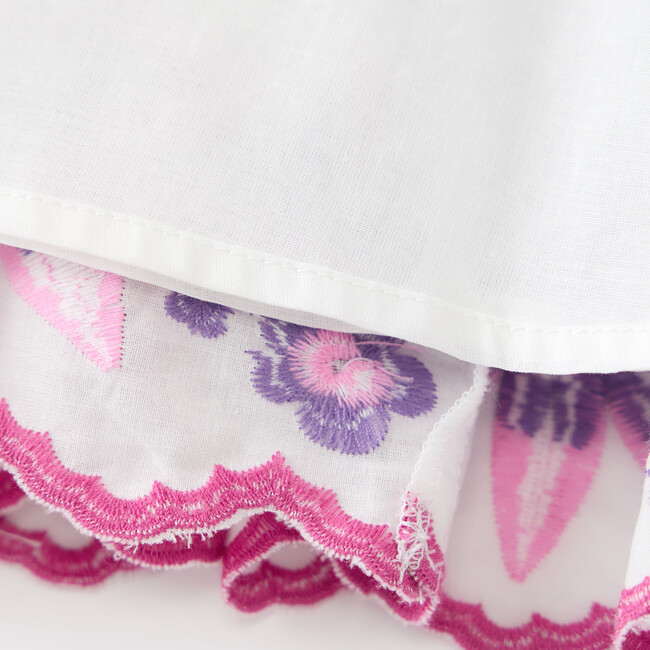 Taylee Embroidered Mini Dress, Floral - Dresses - 5
