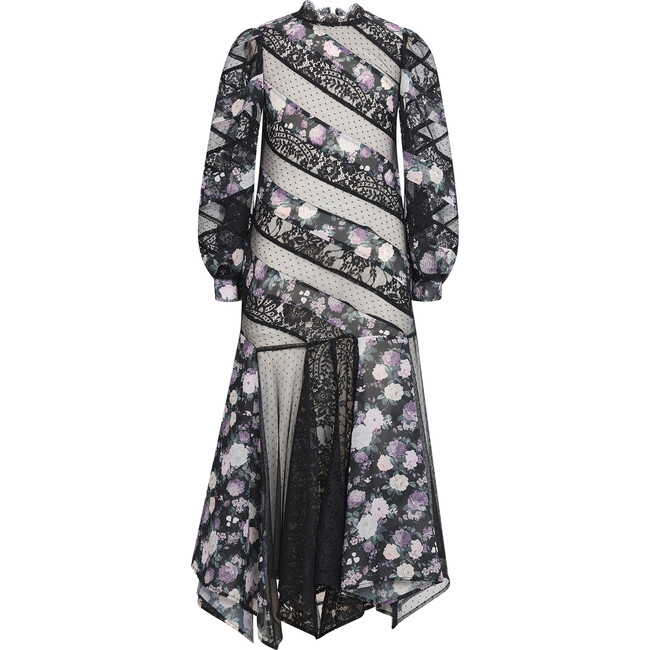 Starlet Maxi Dress, Black/Floral - Dresses - 1